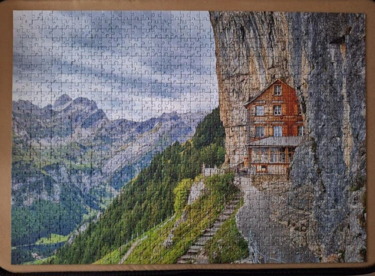 legpuzzel 1000 stukjes, Hobby en Vrije tijd, Verzenden, 500 t/m 1500 stukjes, Zo goed als nieuw