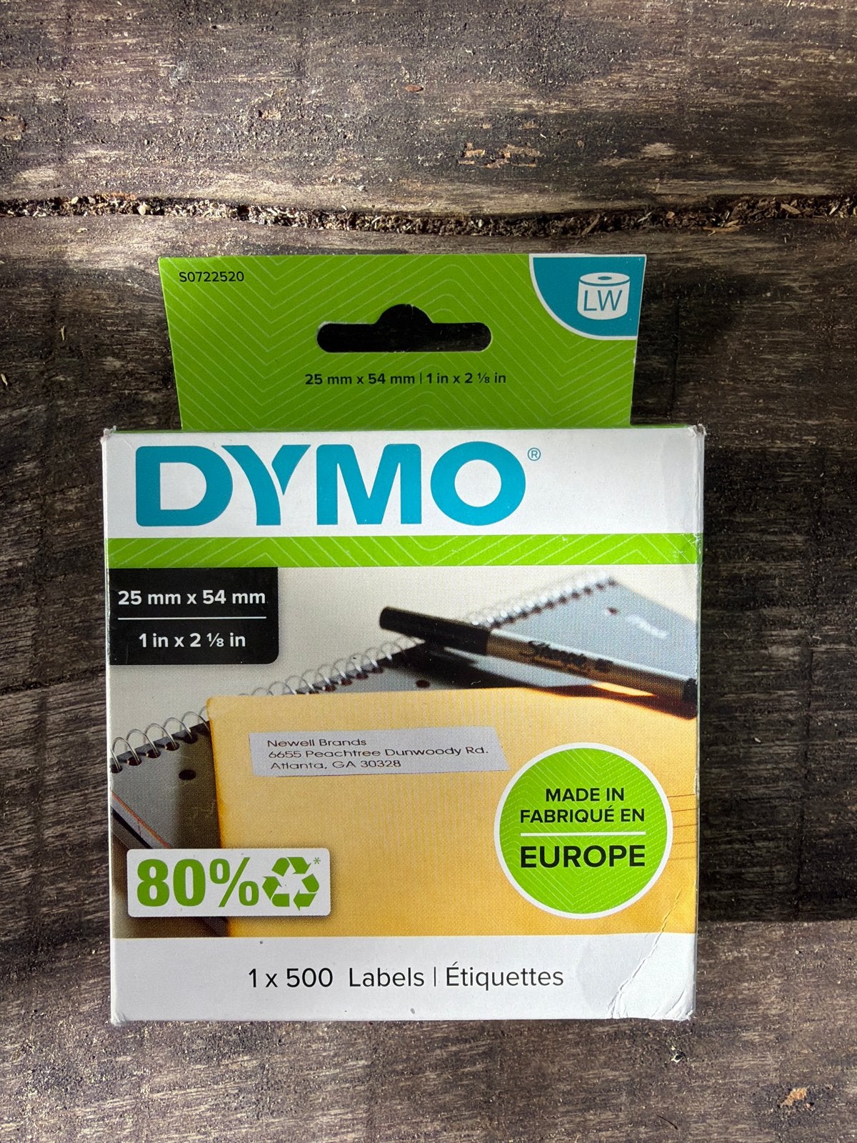 Dymo LabelWriter Etiketten 25x54mm - 500 stuks, Computers en Software, Ophalen of Verzenden