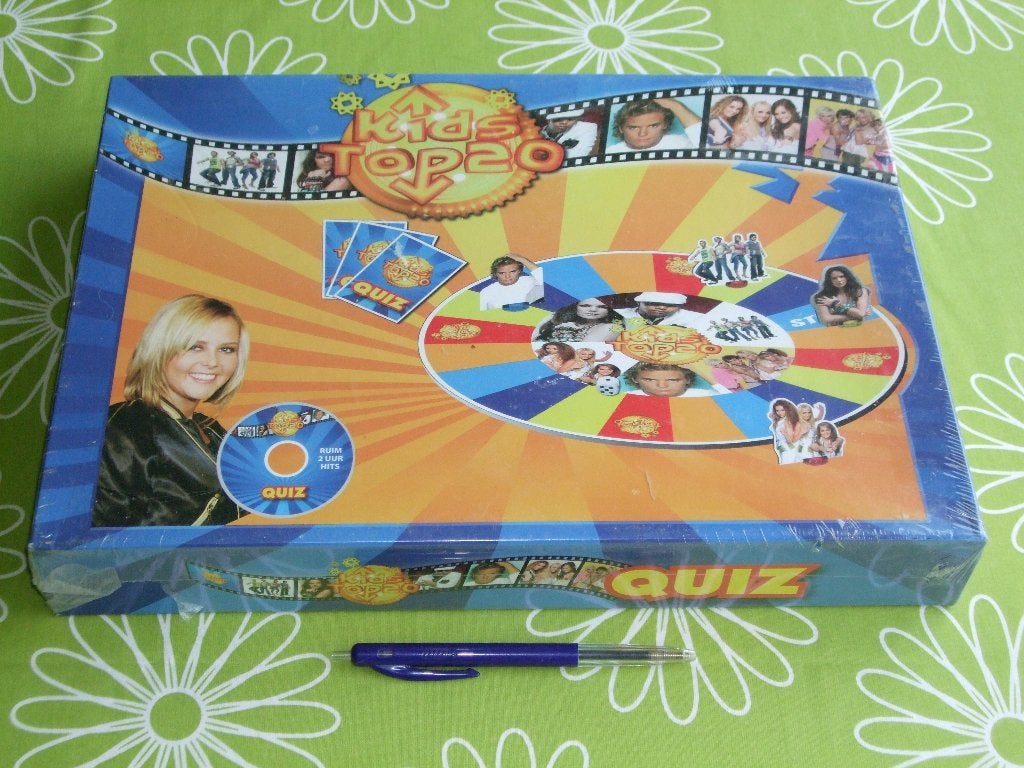 Nieuw in seal: Kids Top 20 muziekquiz, Hobby en Vrije tijd, Gezelschapsspellen | Bordspellen, Nieuw, Een of twee spelers, Drie of vier spelers