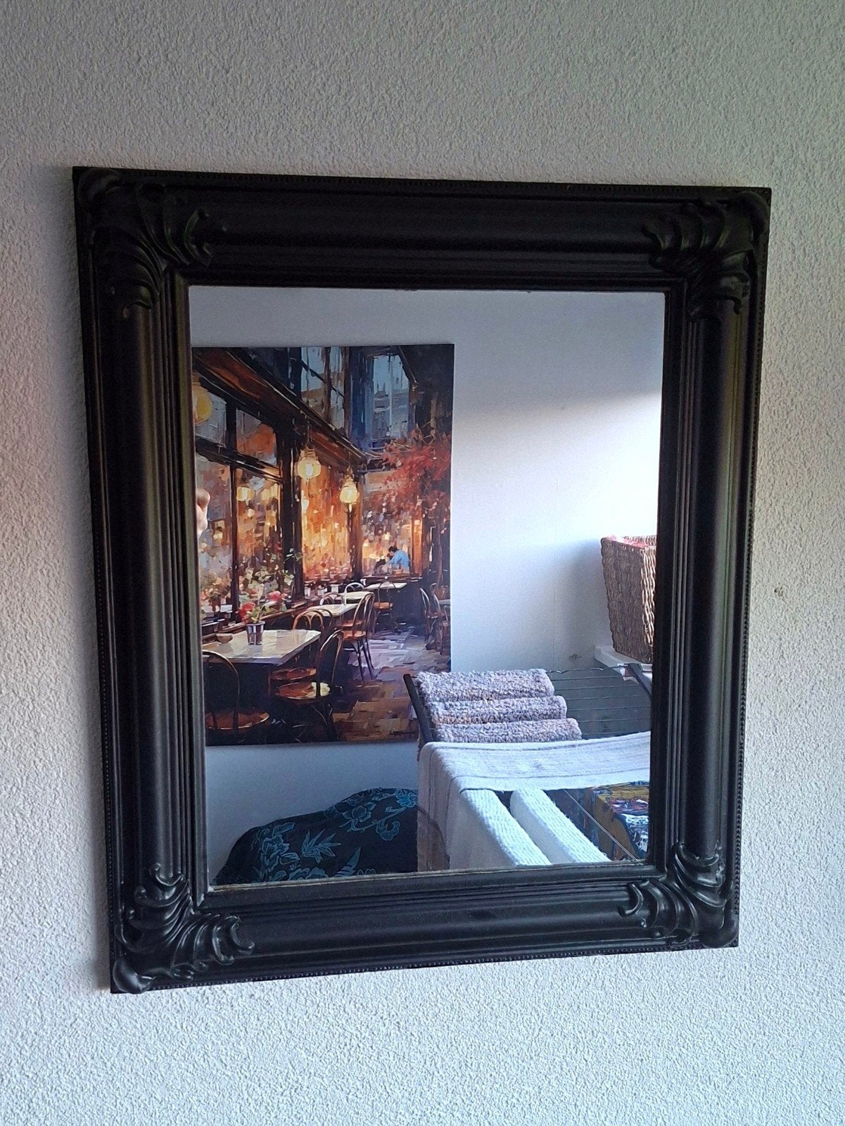 Wandspiegel (65 x 55), Huis en Inrichting, Ophalen, Gebruikt, Minder dan 100 cm, Rechthoekig