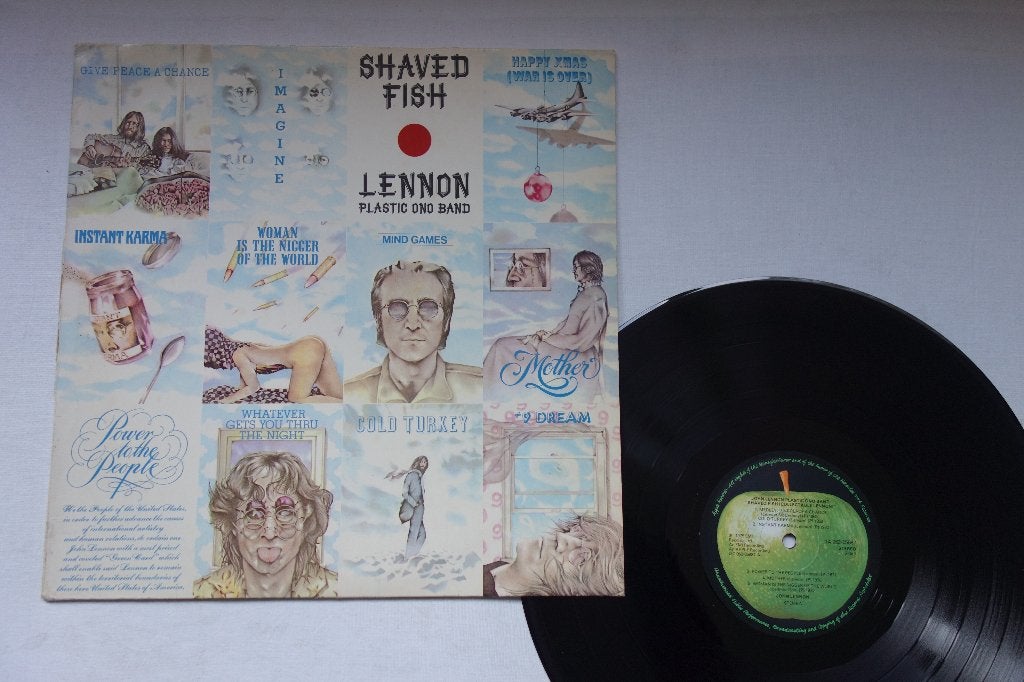 Vinyl lp John Lennon Shaved Fish, Ophalen of Verzenden, Zo goed als nieuw, Pop, LP