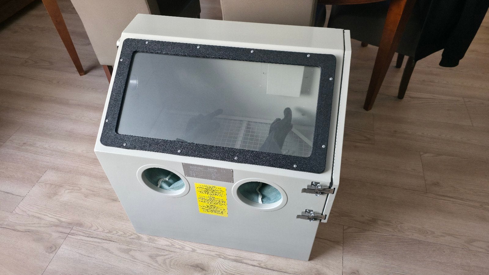 HBM Straalcabine 110 Liter - Zo goed als nieuw, Ophalen, Info@zionair.com, Zionair, Zo goed als nieuw