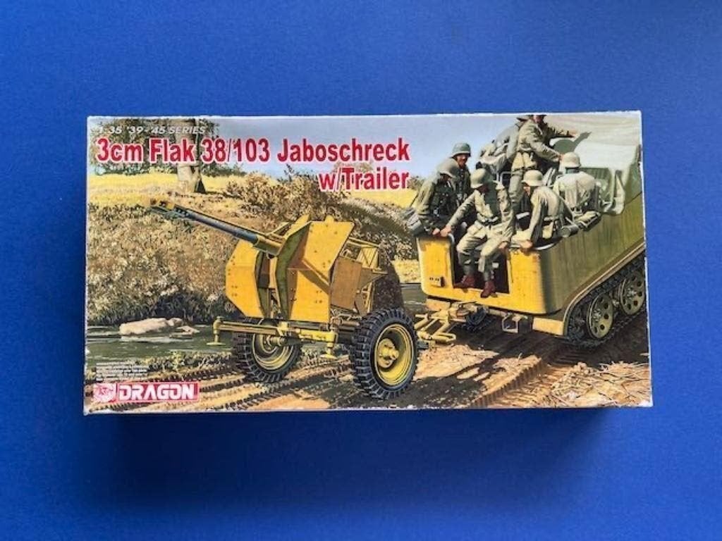 Dragon	6353	3cm Flak 38/103 Jaboschreck w/Trailer	1/35, Verzenden, Nieuw, 1:32 tot 1:50, Italeri