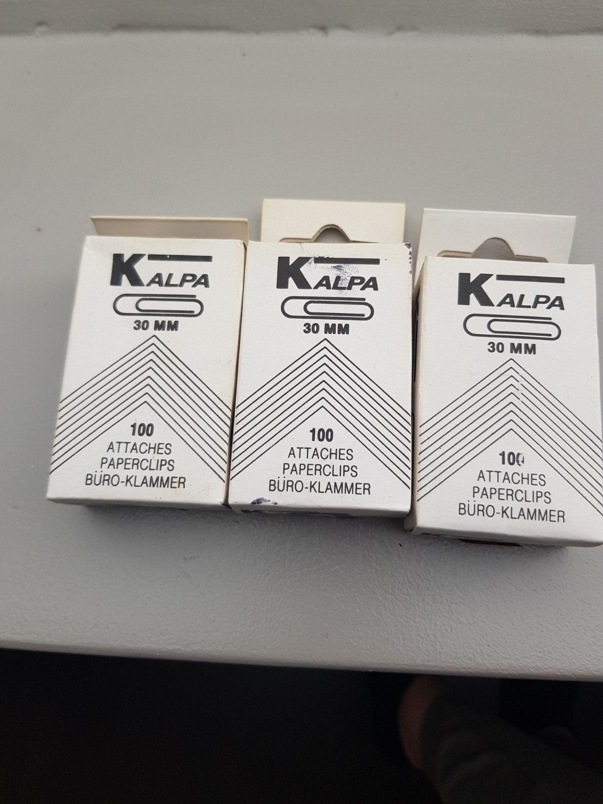 3 doosjes paperclips, Ophalen of Verzenden, Nieuw