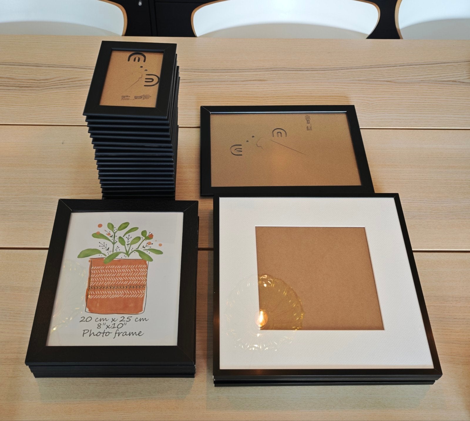 Set van lijsten (IKEA + Kruidvat), Ophalen, Kunststof, Gebruikt, Met ophangsysteem