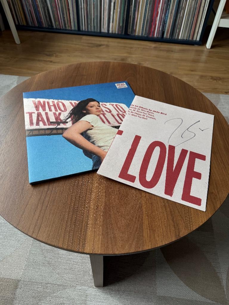 Jade Bird - Who Wants To Talk About Love (met signed poster), Cd's en Dvd's, Vinyl | Rock, Ophalen, Overige formaten, Zo goed als nieuw