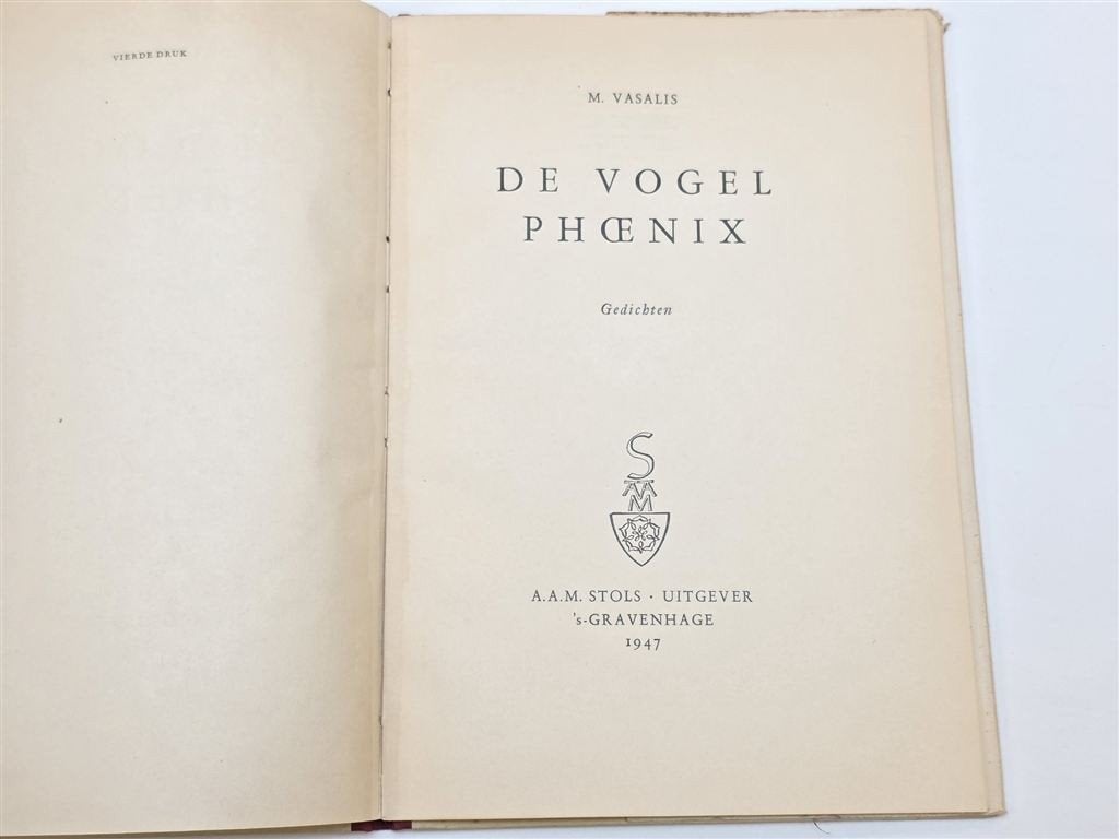De Vogel Phoenix — Vasalis Gedichten, Stols 1947, Boeken, Ophalen of Verzenden, Gelezen