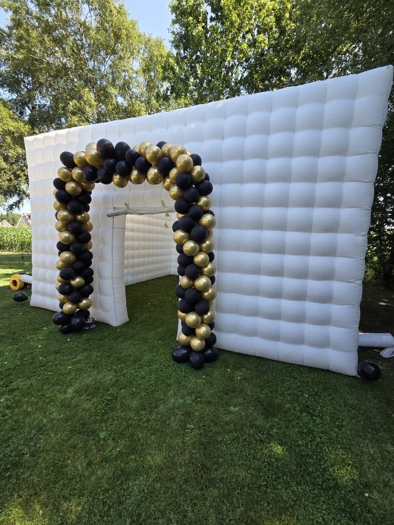 Huur de blikvanger voor jouw feest! Opblaastent 6x6 meter, Ophalen, Zo goed als nieuw, Overige