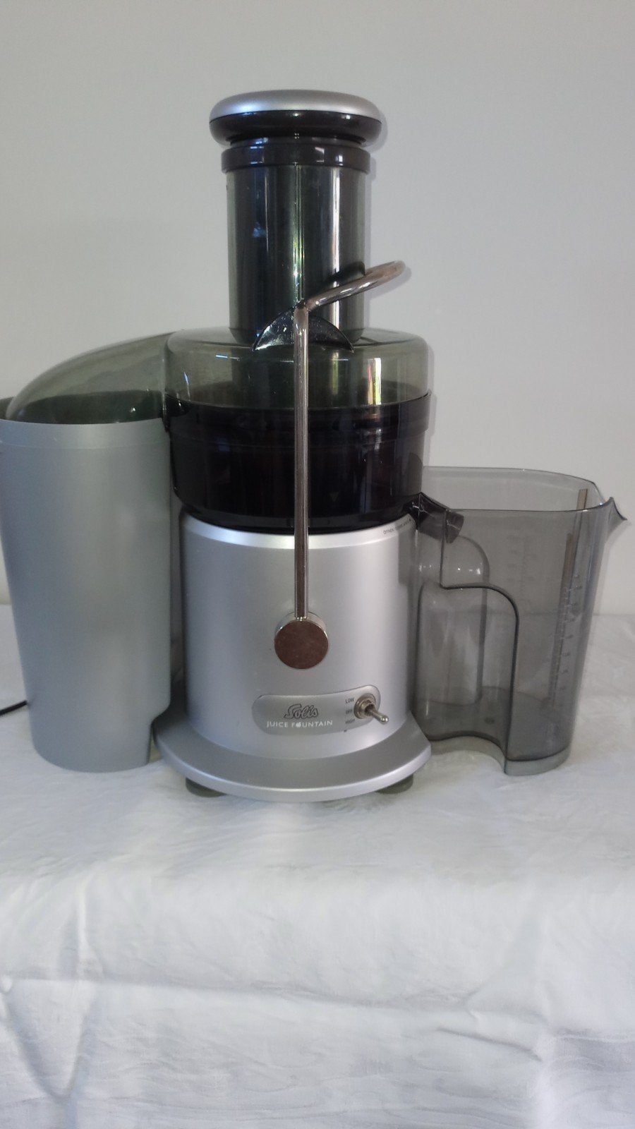 Solis juice fountain, sapcentrifuge, Ophalen of Verzenden, Gebruikt, Sapcentrifuge