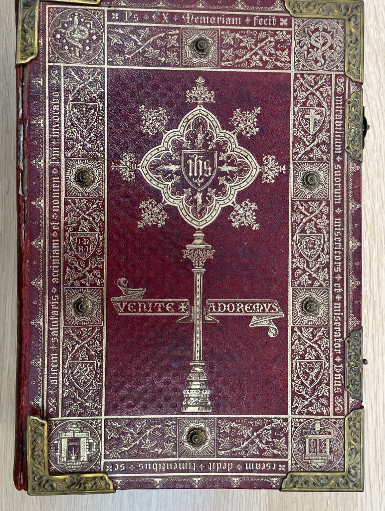 Antiek Missale Romanum - Rijk Geïllustreerd Gebedenboek, Ophalen of Verzenden, Paus Pius V, Paus Urbanus VIII, Paus Leo XIII
