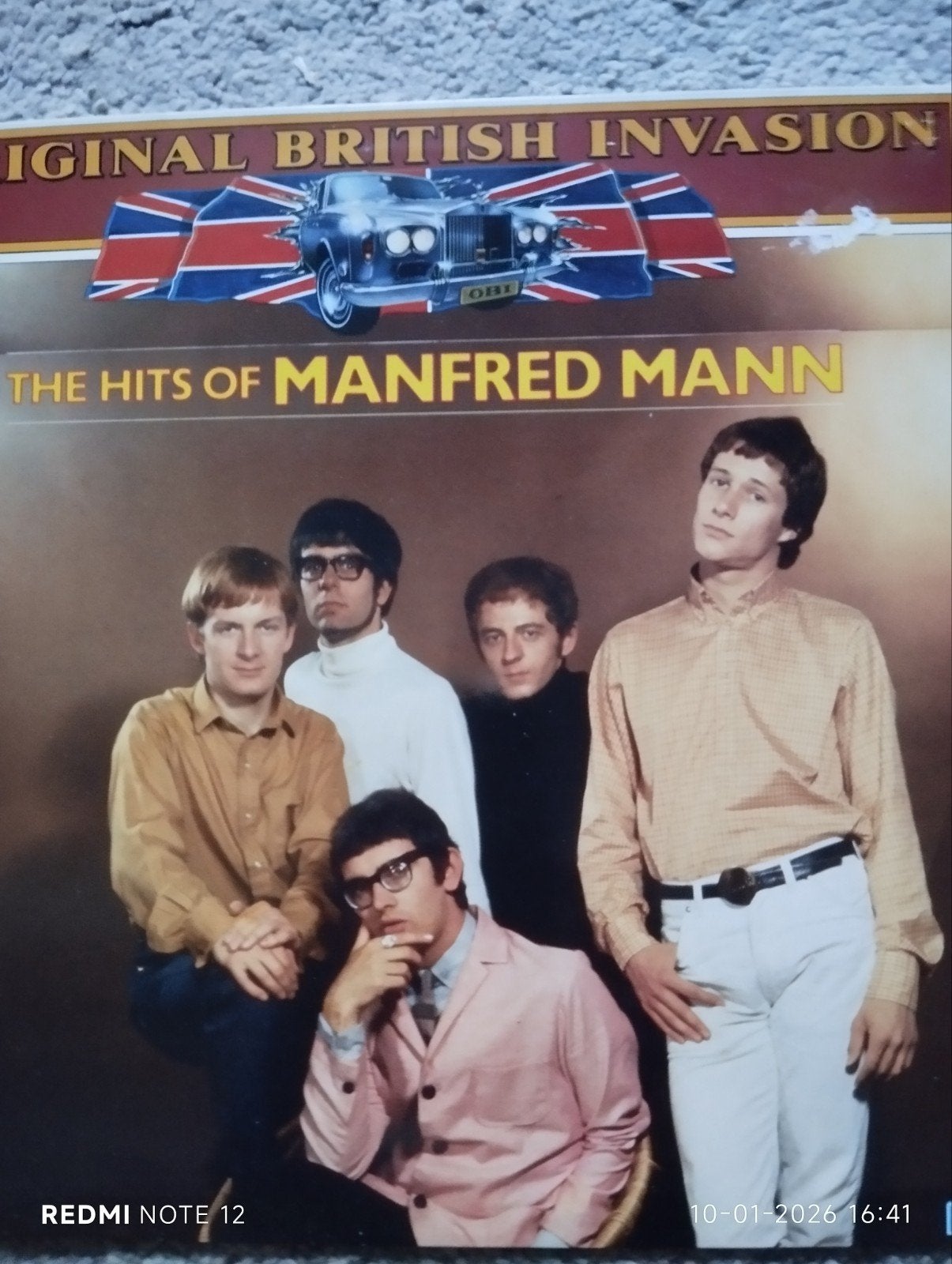 Manfred Mann hits British invasion, Ophalen of Verzenden, Gebruikt, 12 inch, Poprock