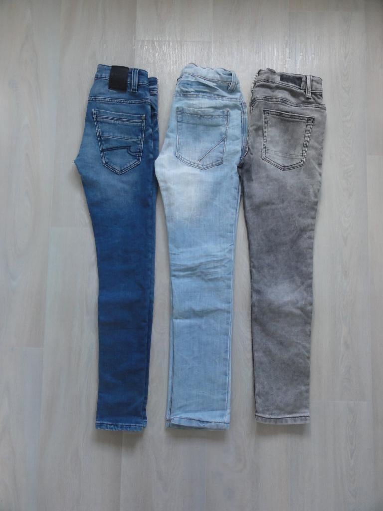 Pakketje spijkerbroeken WE Blue Ridge C&A Zeeman maat 146, Ophalen of Verzenden, Gebruikt, Jongen, Broek