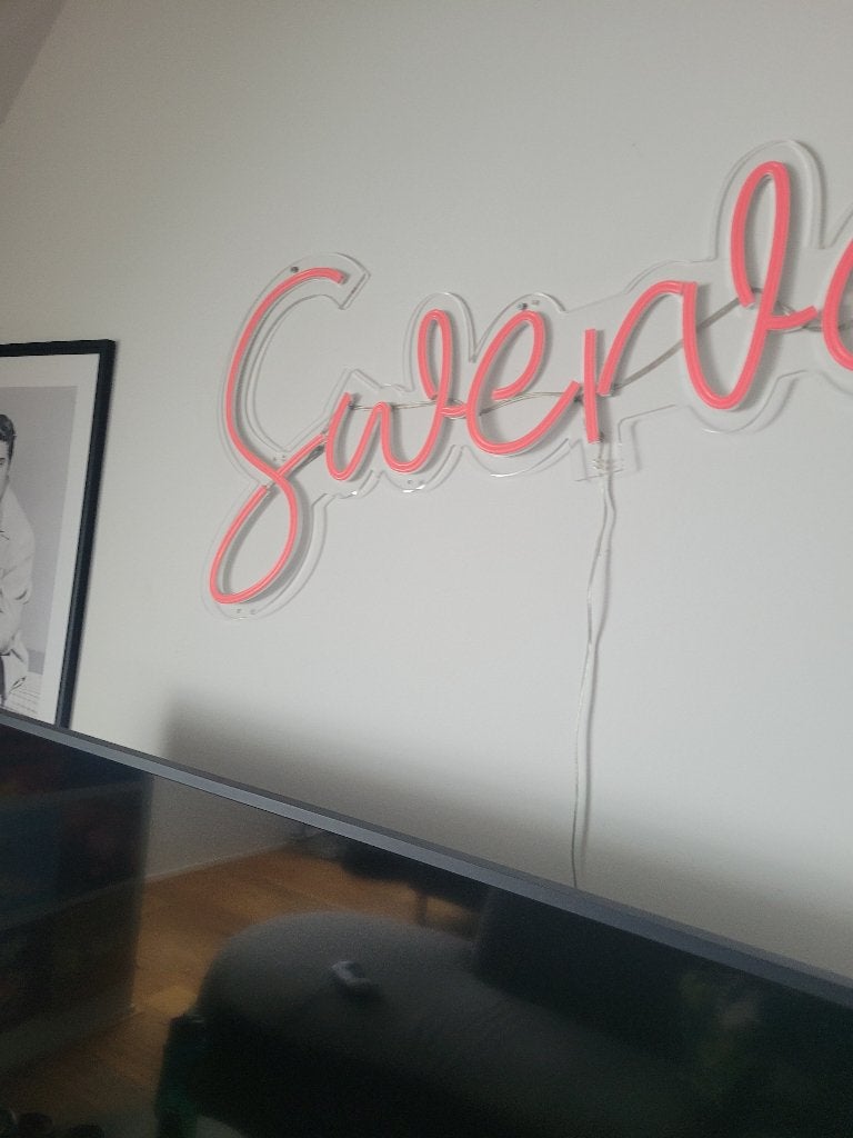 Led Neon Sign, Ophalen, Met verlichting, 56 cm, Kunststof