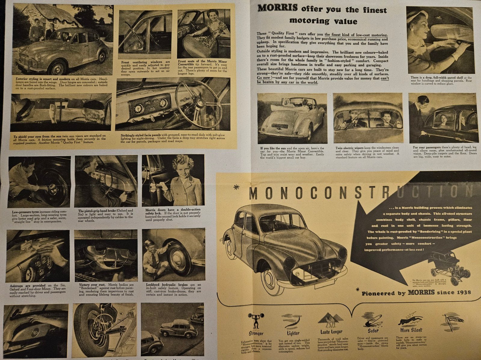 Brochure Morris 1951, Ophalen of Verzenden, Zo goed als nieuw, Overige merken