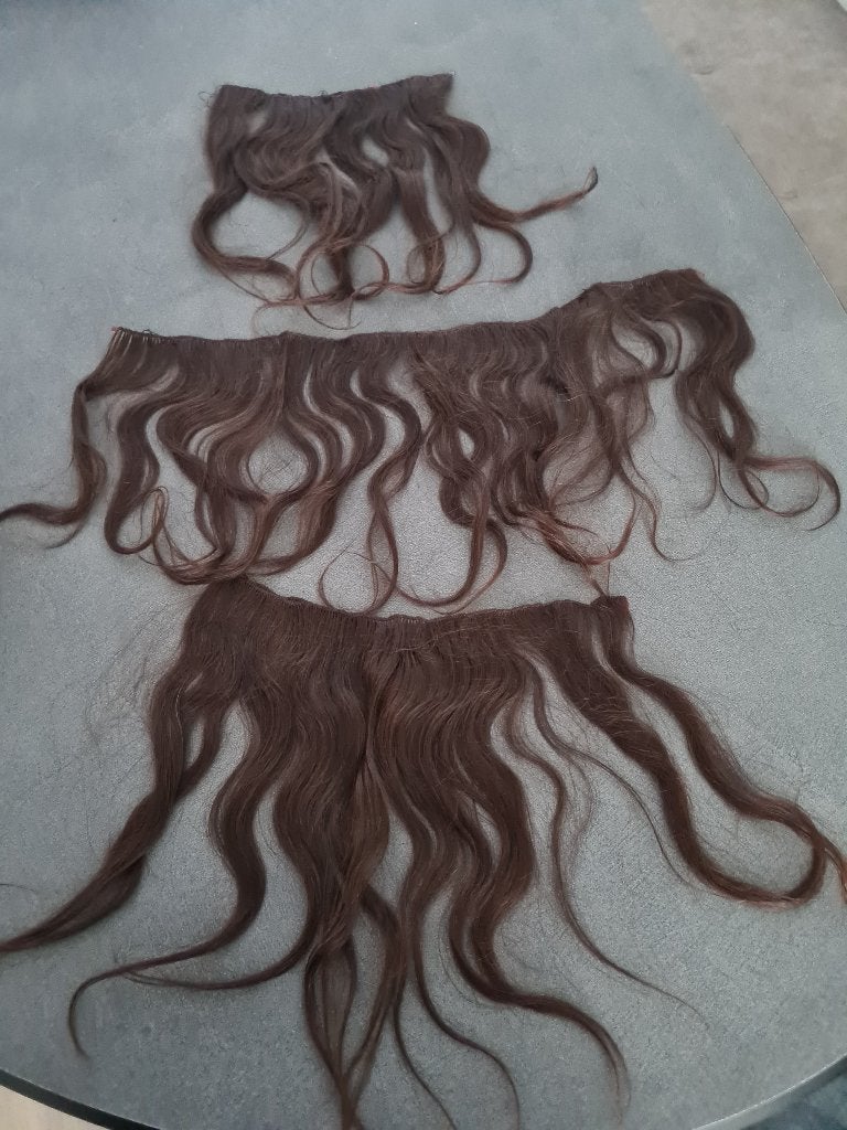 Haarwefts/haarbanen, Ophalen of Verzenden, Zo goed als nieuw, Pruik of Haarverlenging
