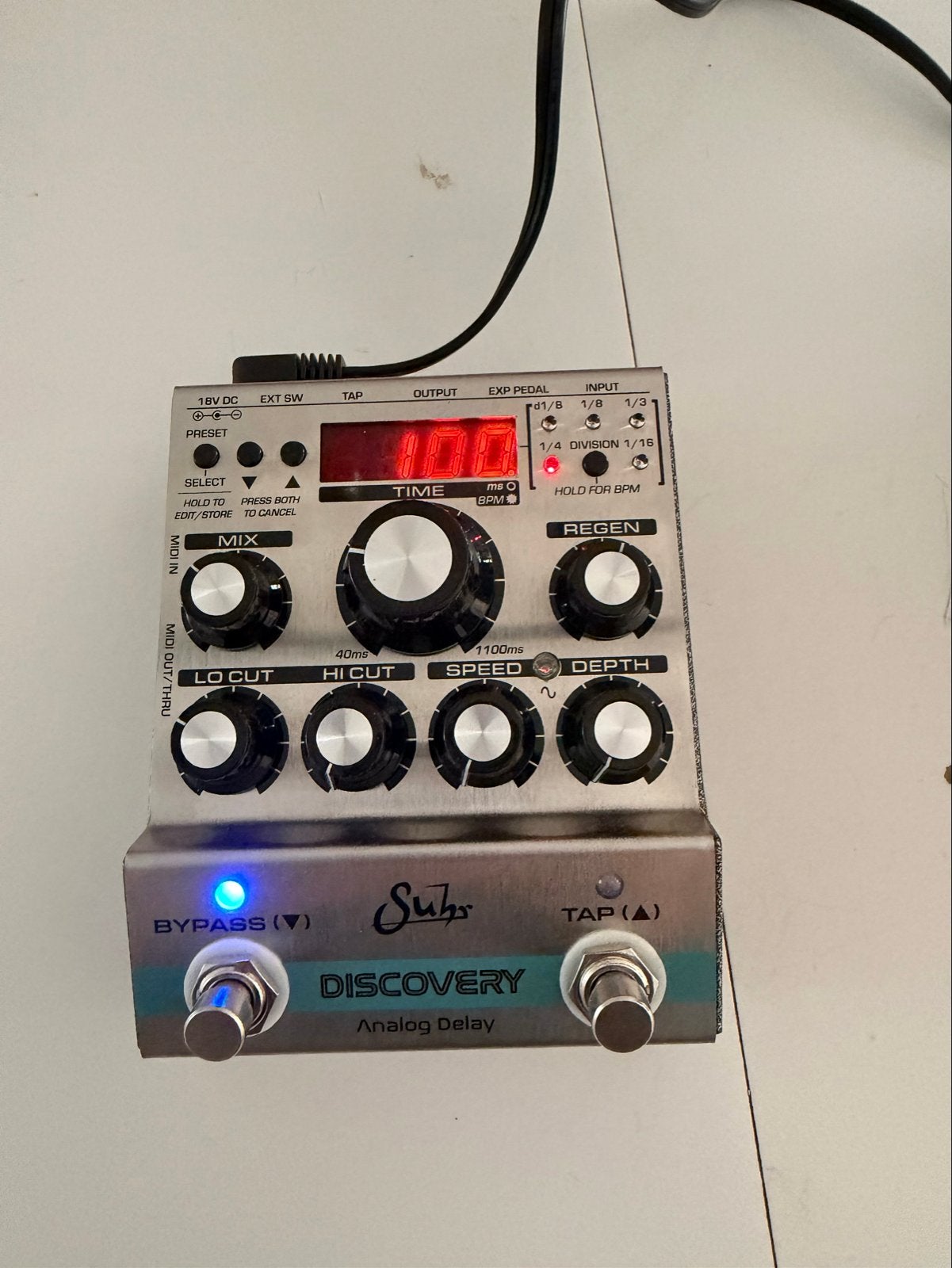 Suhr Discovery Analog Delay Pedaal, Ophalen of Verzenden, Nieuw, Delay of Echo