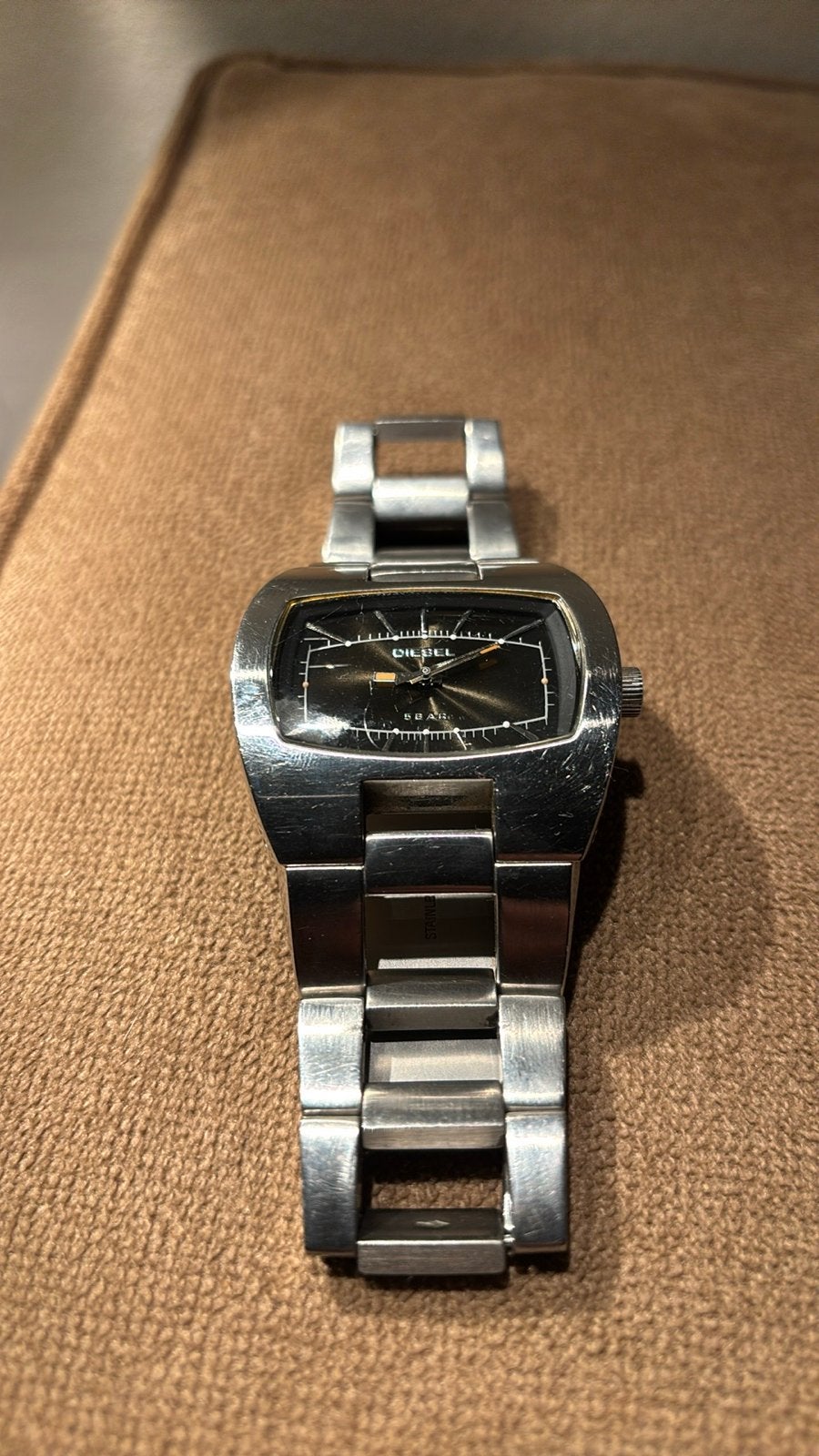 Vintage Diesel Horloge - Stijlvol en Tijdloos, Overige merken, Gebruikt, Staal, Polshorloge