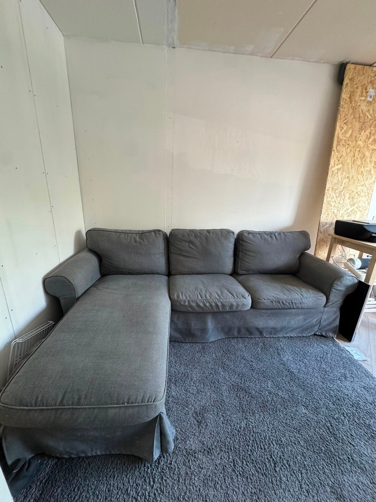 IKEA EKTORP hoekbank - Bijna gratis!, Gebruikt, Hoekbank, Ophalen of Verzenden, 200 tot 250 cm