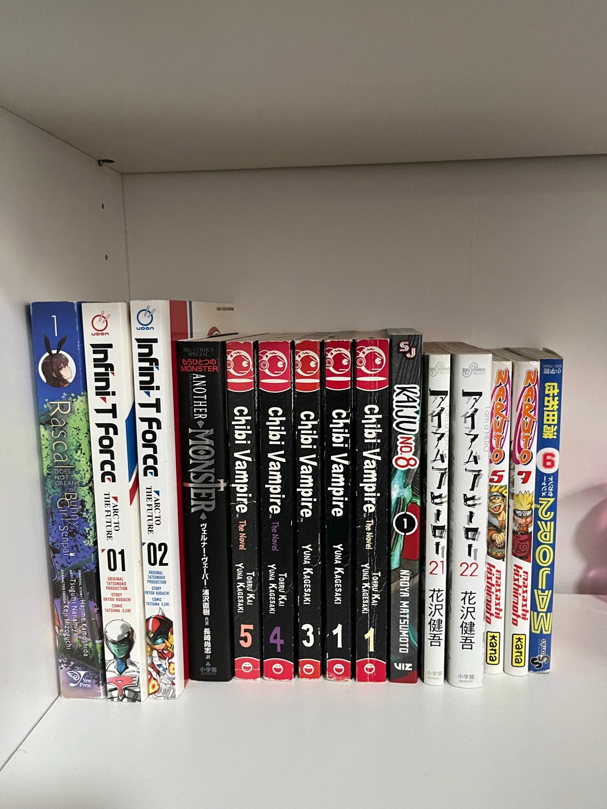 Manga Lot: Naruto, Monster, Bunnygirl Senpai, Chibi Vampire, Boeken, Verzenden, Zo goed als nieuw, Wereld overig