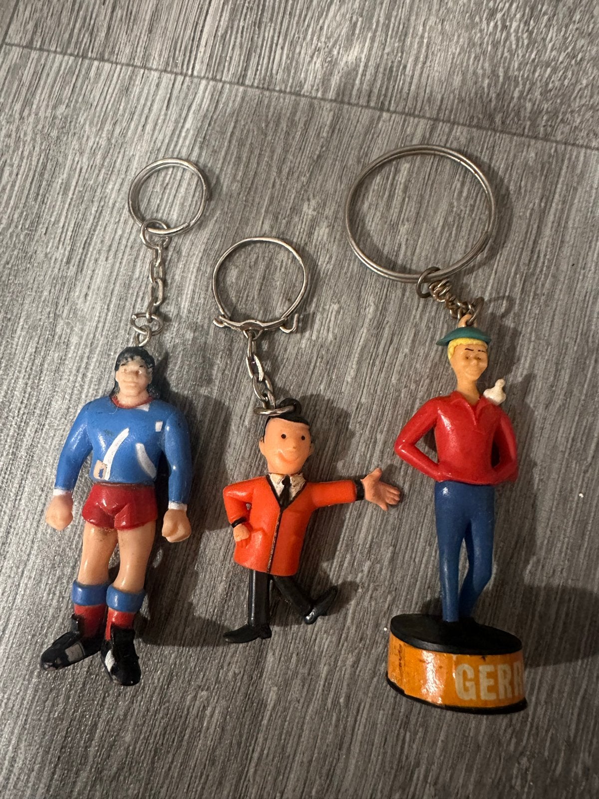 Vintage sleutelhangers: Mister Minit, Gerrit & Voetballer, Ophalen of Verzenden, Gebruikt