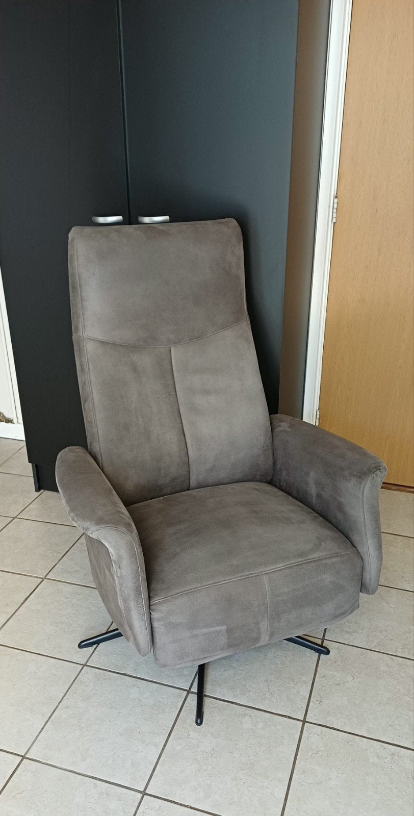 Relaxfauteuil, Huis en Inrichting, Fauteuils, Ophalen, Gebruikt, 75 tot 100 cm, Stof