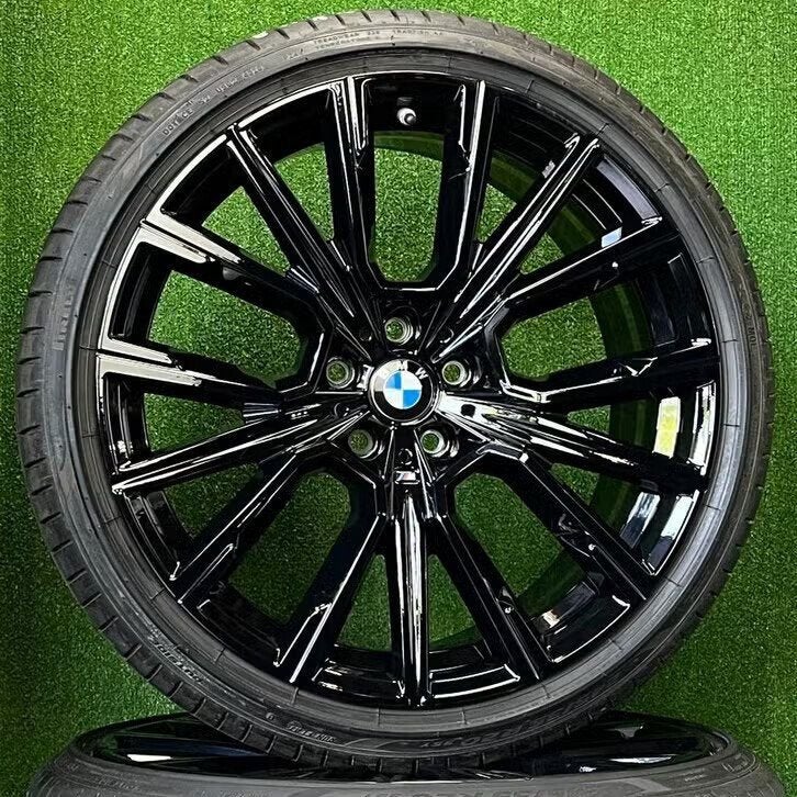 Originele 20 inch BMW 817M velgen met banden 5-serie g30 g31, Gebruikt, 275 mm, Banden en Velgen, Germany