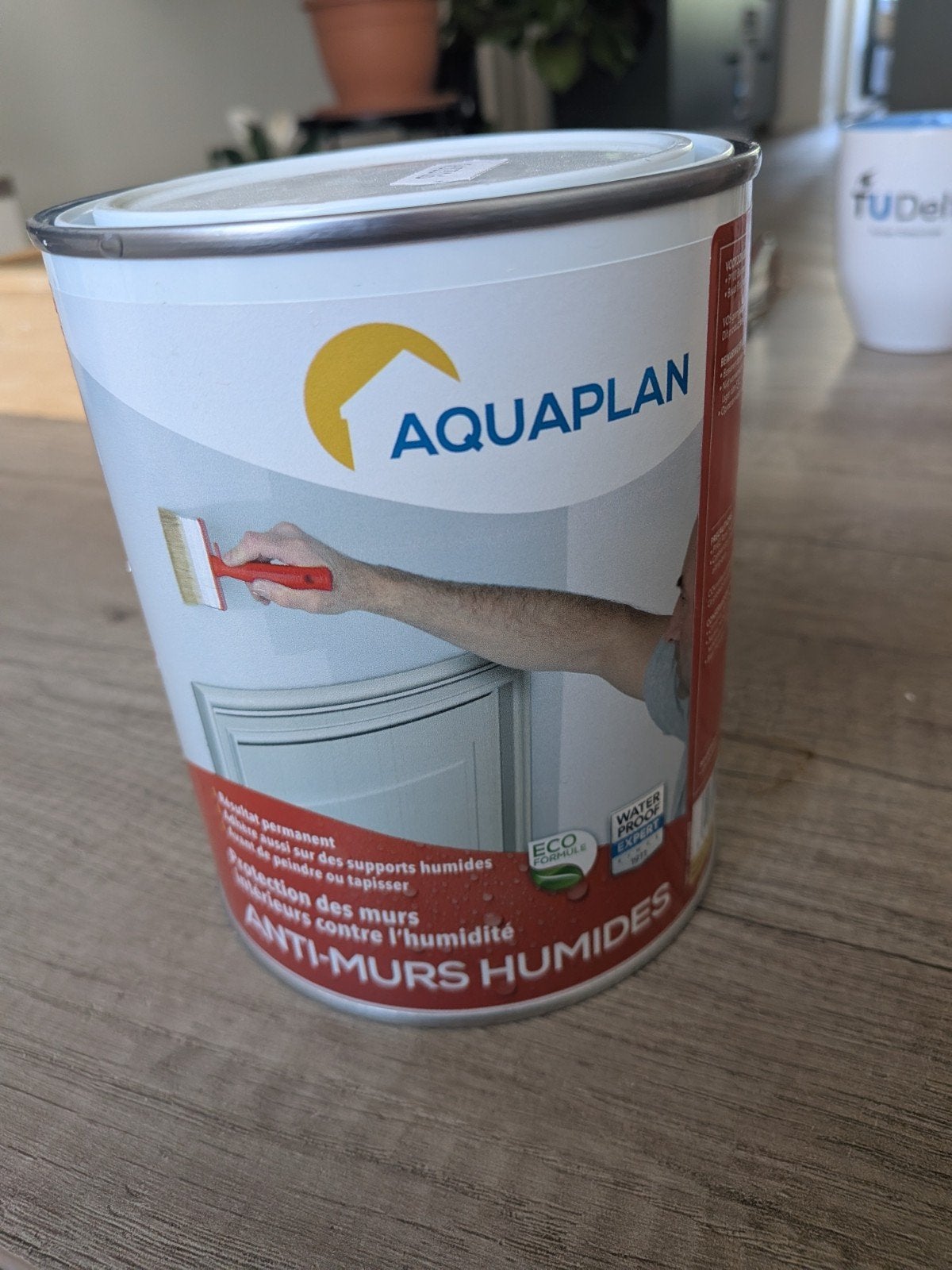Aquaplan Anti-Murs Humides - Half blik vochtwerende verf, Ophalen of Verzenden, Gebruikt