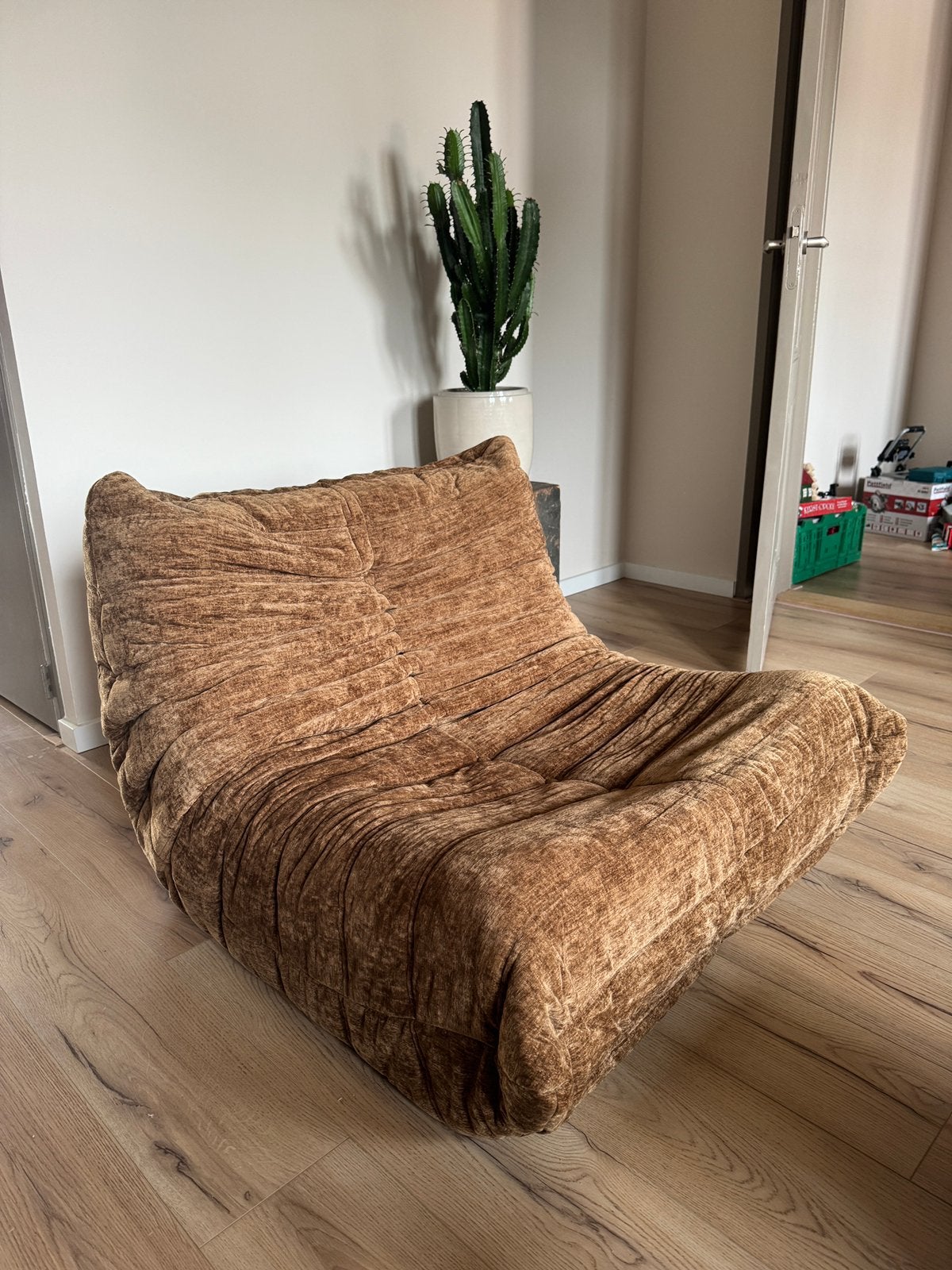 Kwantum fauteuil Torino bruin, Huis en Inrichting, Eenpersoons, 75 tot 100 cm, Ophalen of Verzenden, Zo goed als nieuw