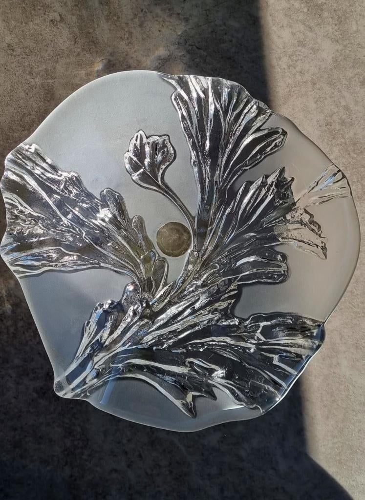 Walther-Glas Mikasa glazen schaal, Antiek en Kunst, Antiek | Glas en Kristal, Ophalen of Verzenden