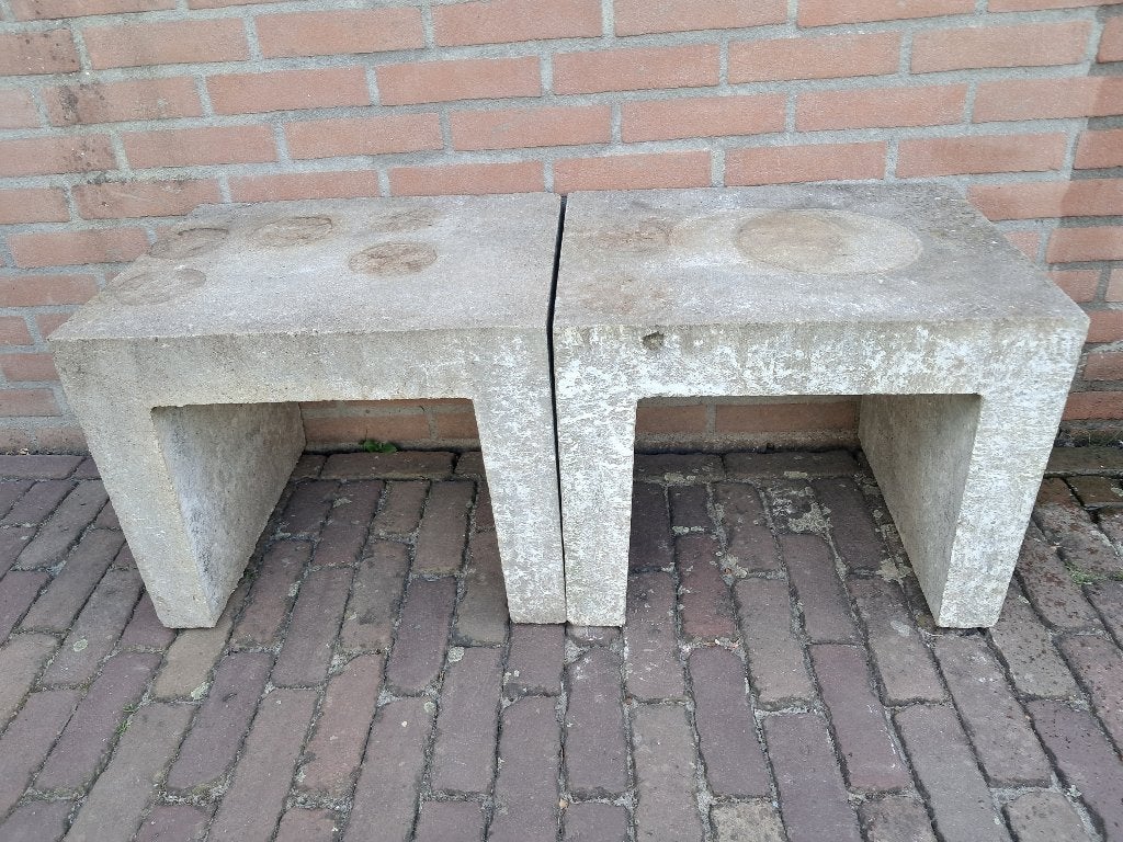 U - elementen, Tuin en Terras, Ophalen, Gebruikt, 25 tot 50 cm, Beton