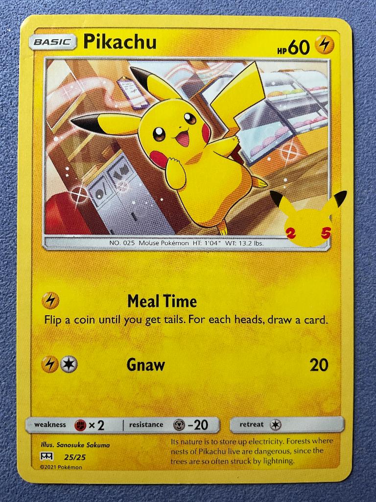 Pokemon 25 jaar kaarten, div soorten v.a € 0,15 p.st, Ophalen of Verzenden, Zo goed als nieuw
