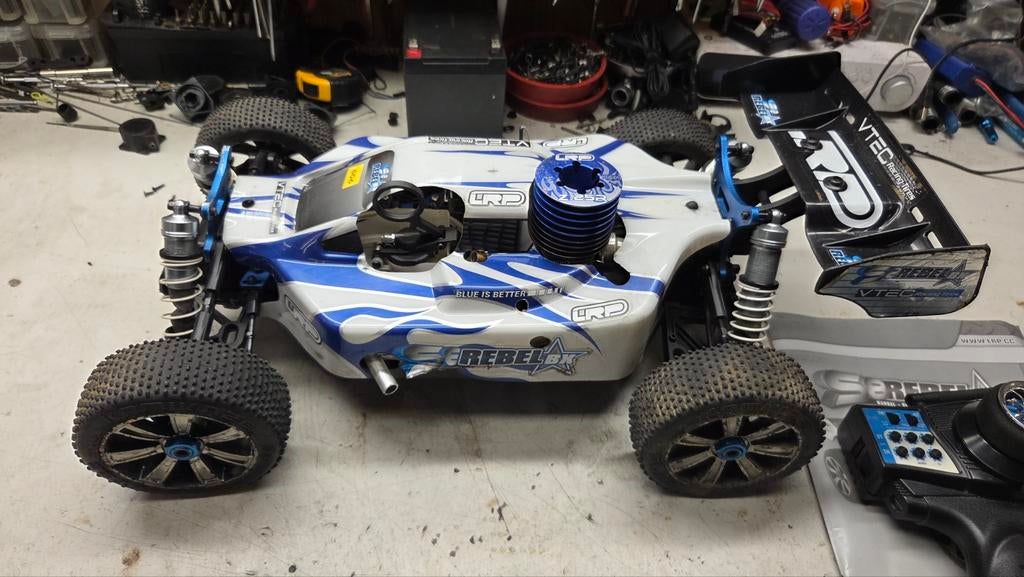 Te koop mooie lrp, Hobby en Vrije tijd, Modelbouw | Radiografisch | Auto's, Gebruikt, Auto offroad, Ophalen of Verzenden, Schaal 1:8