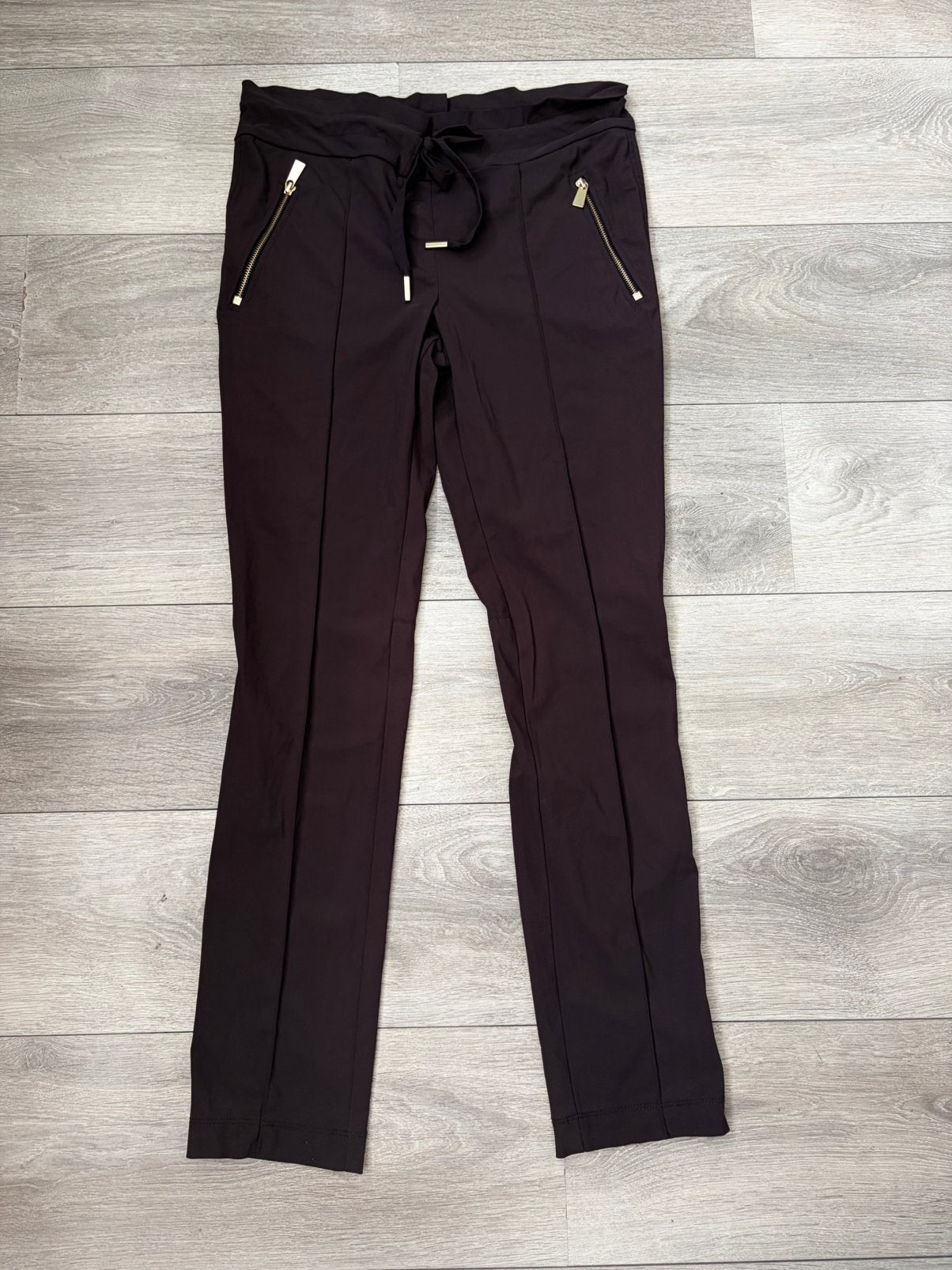 Jane Lushka bruine travelstof broek maat M, Maat 38/40 (M), Bruin, Ophalen of Verzenden, Zo goed als nieuw