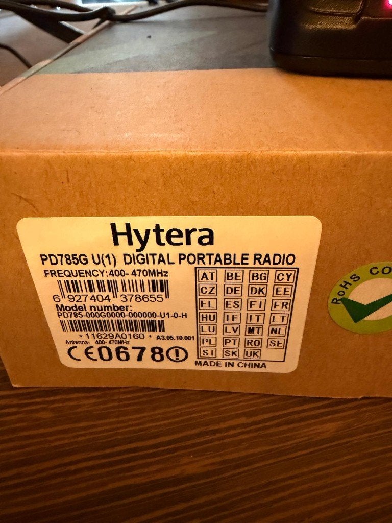 Te koop Hytera  PG785 G Portable radio, Telecommunicatie, Zenders en Ontvangers, Ophalen, Gebruikt