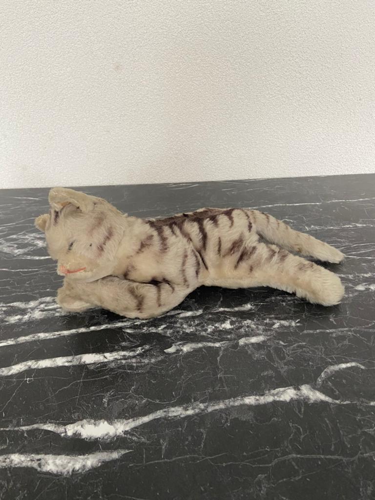 Steiff poes zonder knop 35 cm, Ophalen of Verzenden