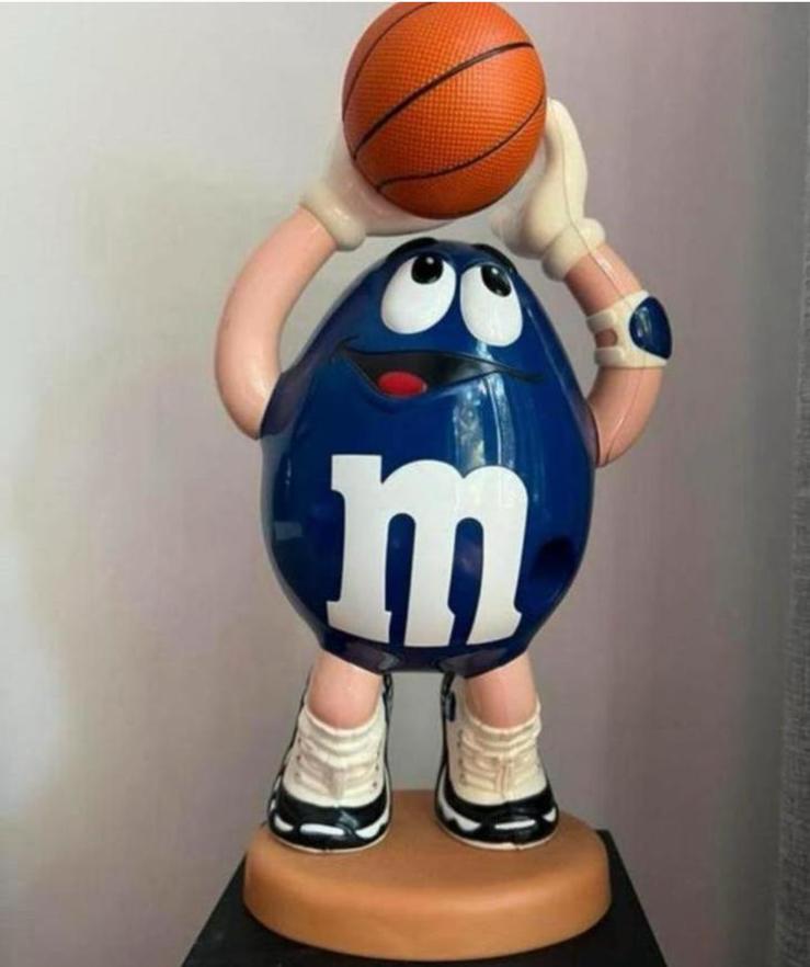 Vintage M&M snoep Dispenser Basketbal, Verzamelen, Ophalen of Verzenden, Zo goed als nieuw, Gebruiksvoorwerp