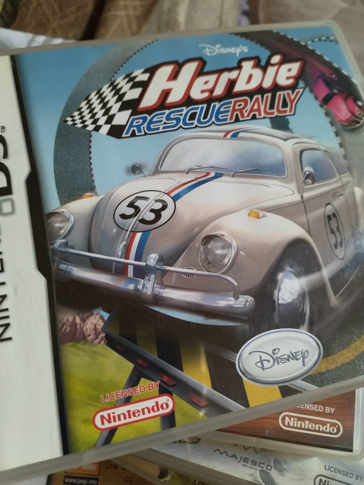 Disney's Herbie Rescuerally Nintendo DS Game, Gebruikt, 1 speler, Racen en Vliegen, Ophalen of Verzenden