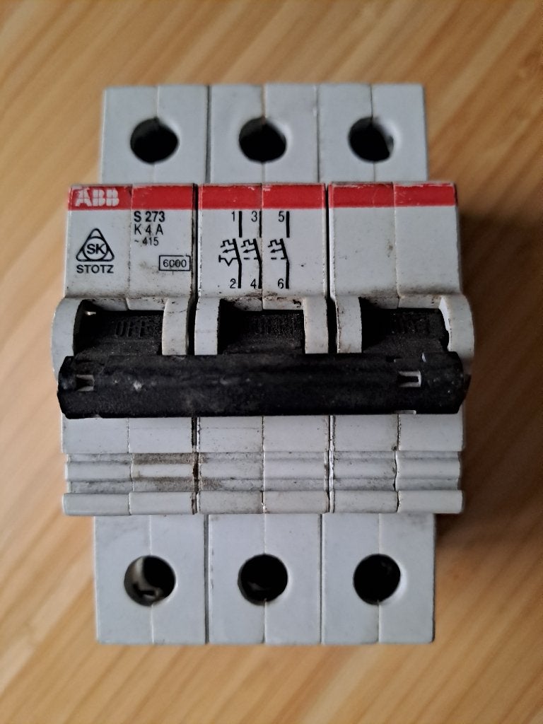 Installatie automaat ABB STOTZ S273 K4A VDE 0660, Ophalen of Verzenden, Gebruikt