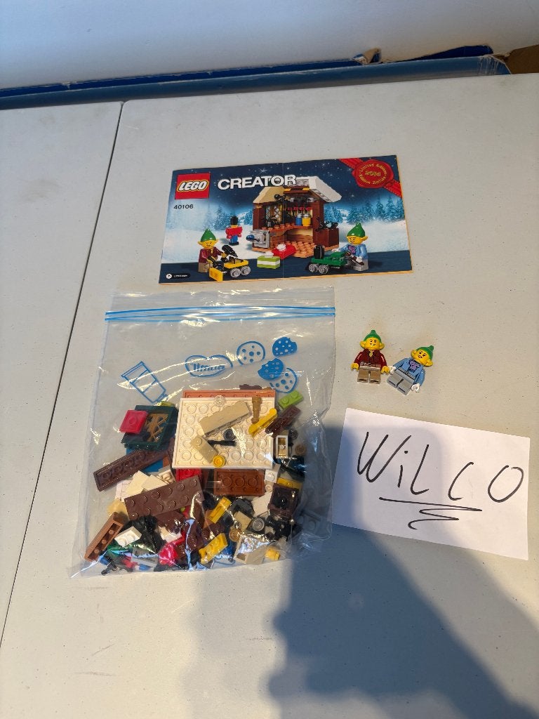 LEGO Holiday - Toy Workshop - 40106, Kinderen en Baby's, Lego, Ophalen of Verzenden, Zo goed als nieuw, Inclusief instructies