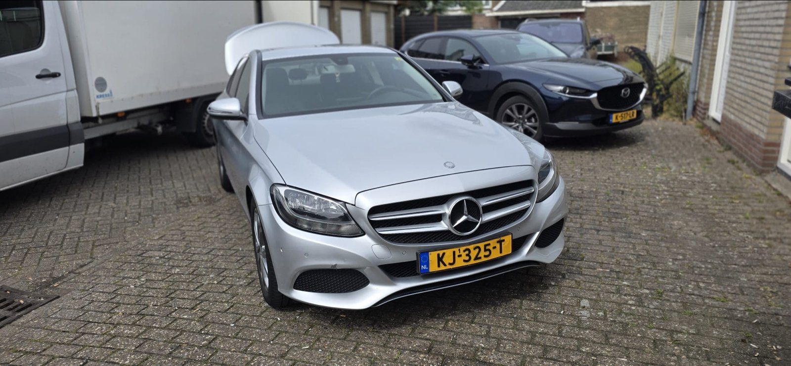 Mercedes-Benz C-Klasse C180 1.6 115KW Aut7 2015 Grijs, Auto's, Automaat, 1800 kg, 1595 cc, 19 km/l