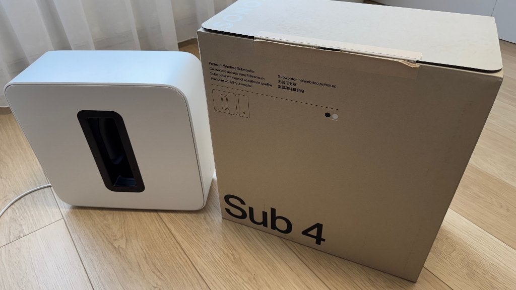 Sonos Sub Gen 4 met restgarantie, Audio, Tv en Foto, Luidsprekers, Ophalen, Zo goed als nieuw, Subwoofer, Sonos