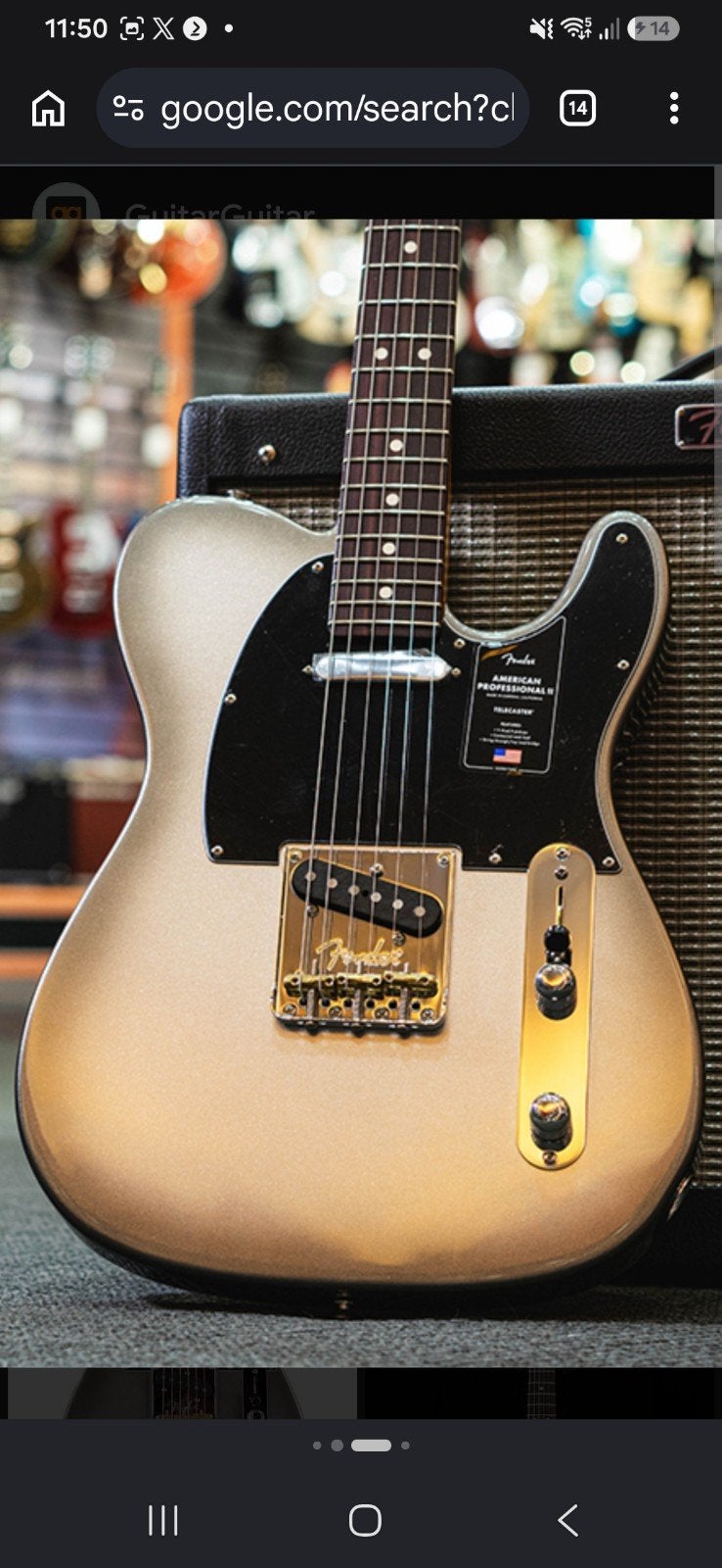 Fender American Professional II Telecaster, Ophalen of Verzenden, Zo goed als nieuw, Solid body, Fender