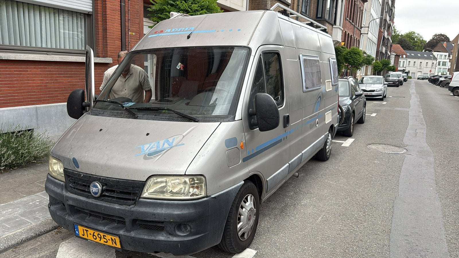 . Originele bus camper fiat ducato 2.3 jtd airco 180.000 km, Caravans en Kamperen