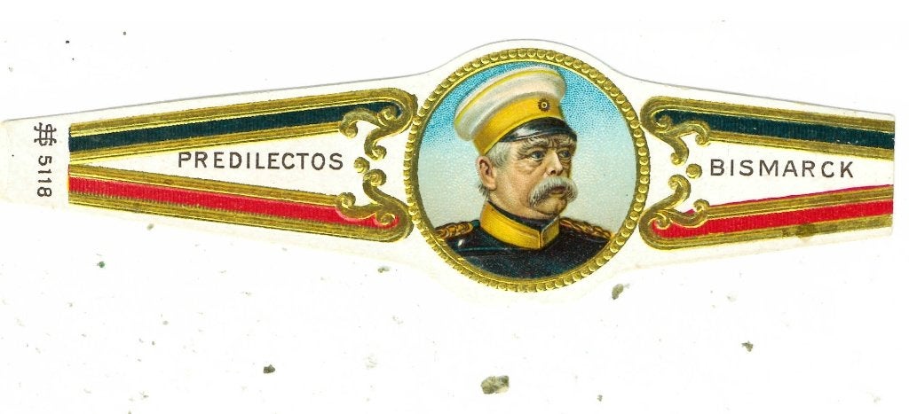 Bismarck, Ophalen of Verzenden, Sigarenbandjes