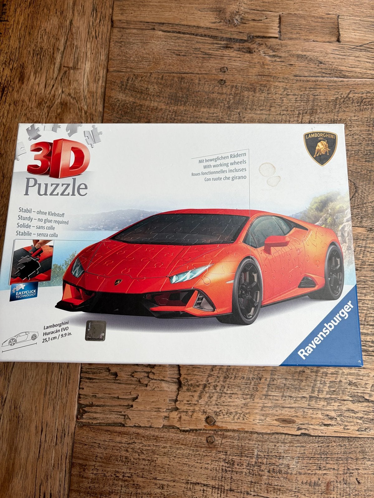Ravensburger 3D Puzzel Lamborghini Huracán EVO, Ophalen of Verzenden, Zo goed als nieuw, Jongen of Meisje