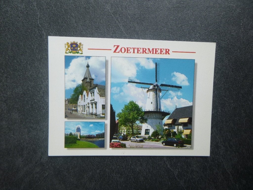 Zoetermeer, molen, Verzamelen, Ansichtkaarten | Nederland, Verzenden, 1980 tot heden, Ongelopen, Zuid-Holland