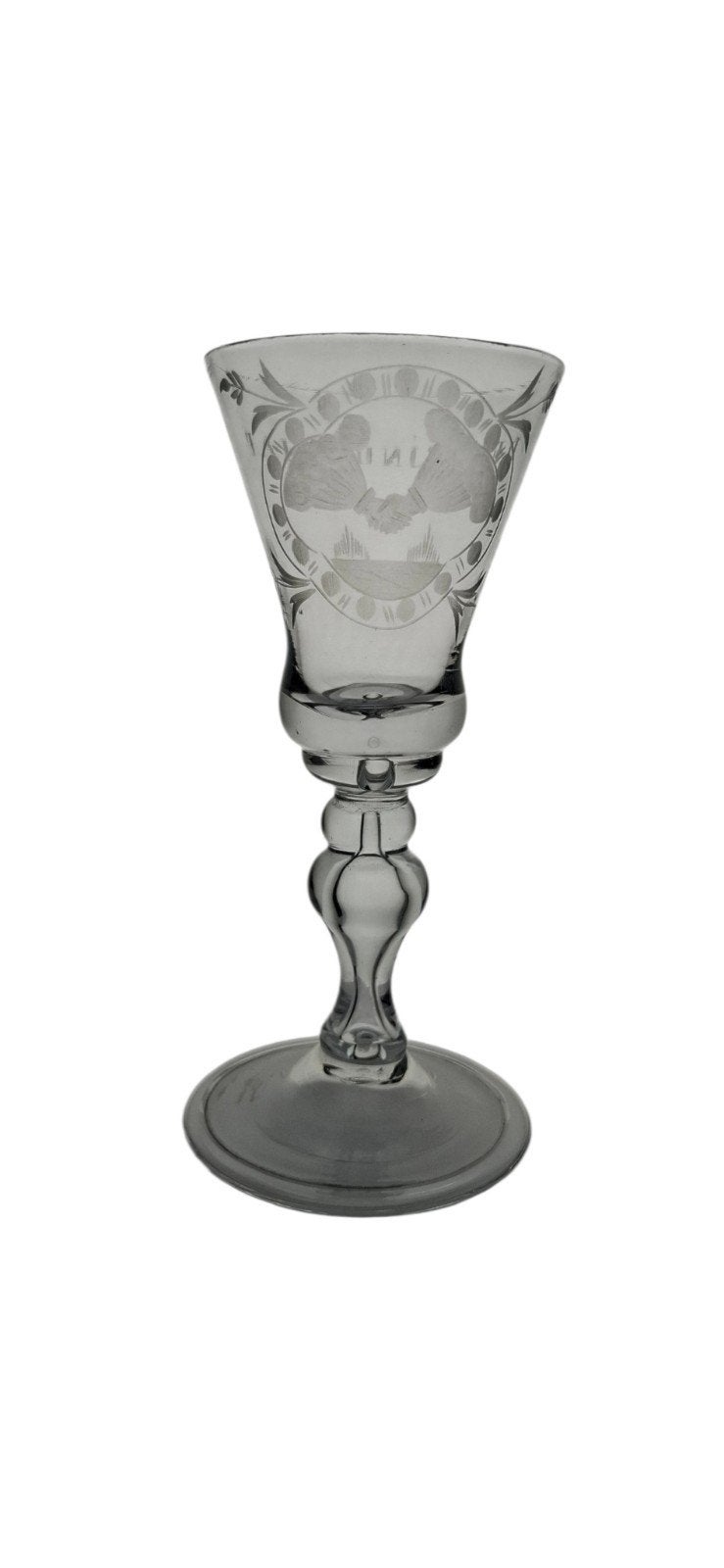 vriendschapsglas 17e eeuws, Ophalen of Verzenden