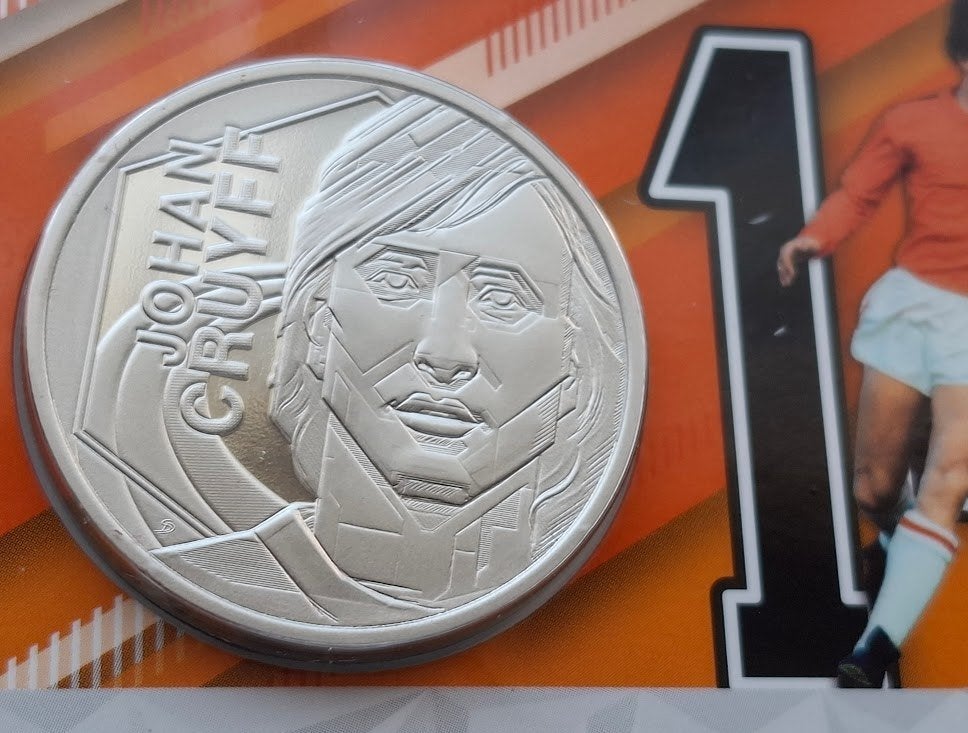 Johan Cruyff Legacy 2016–2026 Penning coincard (Oranje-Ajax), Verzenden, Overige materialen, Nederland