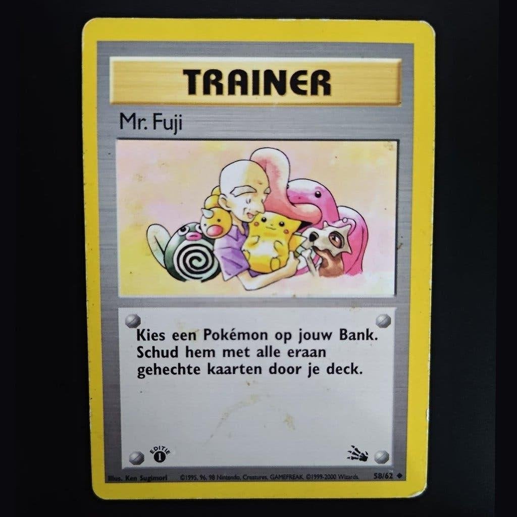Mr. Fuji [1st Edition] #58 Pokemon Fossil, Verzenden, Gebruikt, Losse kaart