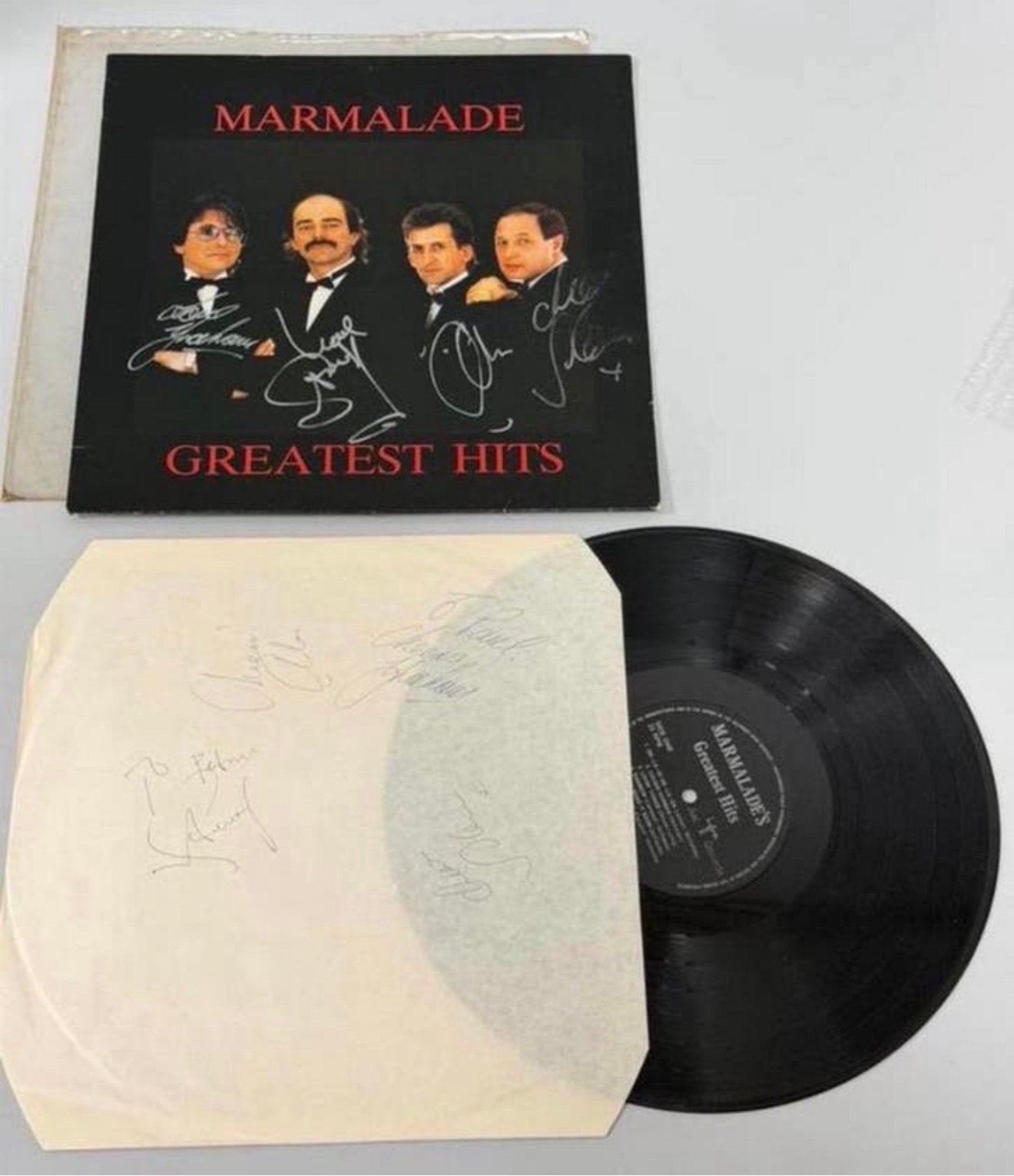 Marmalade Greatest Hits vinyl LP FULLY SIGNED UK 1960s 1980s, Ophalen of Verzenden, Zo goed als nieuw, H, H